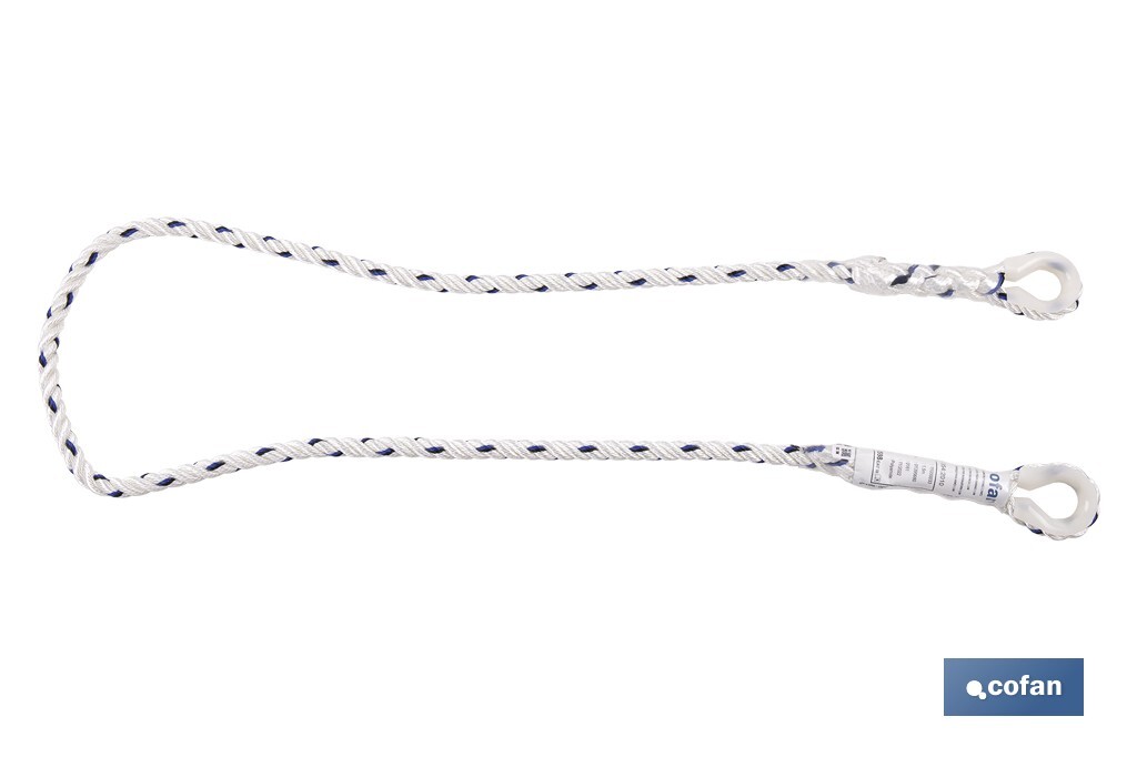 CUERDA DE SEGURIDAD P/ARNES 1,5 MTS.