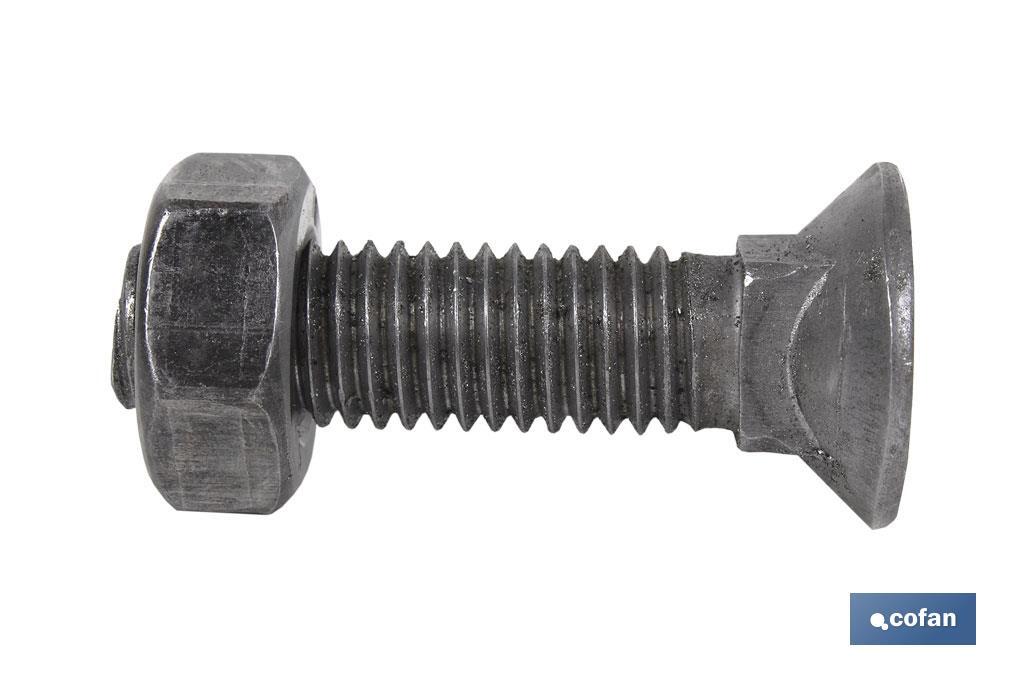 DIN-608/934  C-6.8 7/16X45 PULIDO