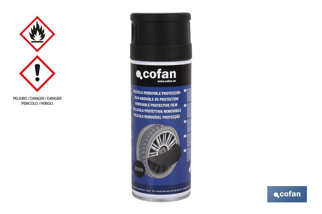 PELICULA REMOVIBLE PROTECCIÓN NEGRO MATE 400 ML
