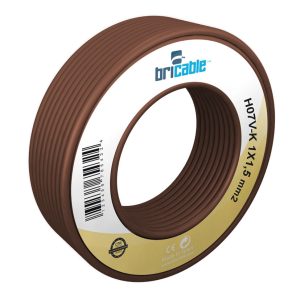 CAB.ELECT 1,5? MARR?N 10M NORMA H07V-K